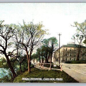 Vintage Postcard Naval Hospital Chelsea Massachusetts Unused  No. 777  #1370